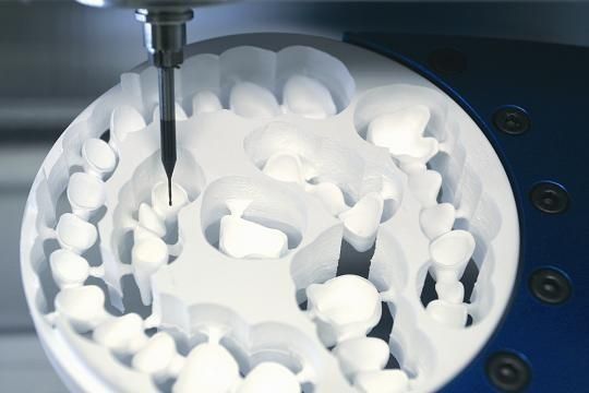 Great Biocompatibility Full Contour Zirconia Dental Crown For Dental Laboratory
